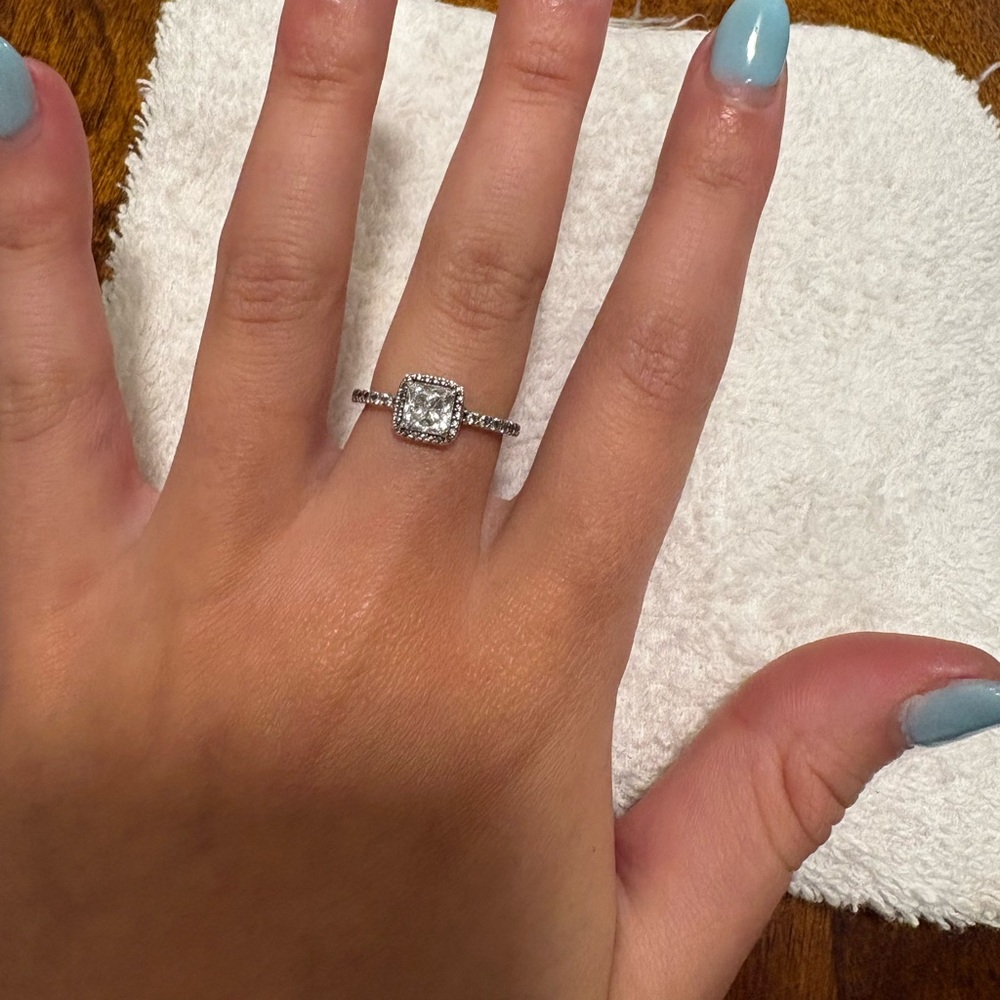 Pandora Square Diamond Ring